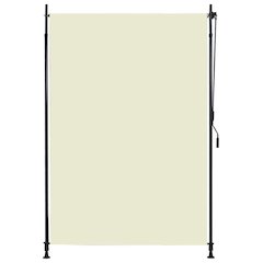 Roller Blind Cream Polyester with PA coating 59.1 x 106.3 in