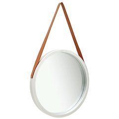 Wall Mirror Silver, Brown