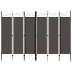 vidaXL 6-Panel Room Divider Anthracite 94.5"x70.9"