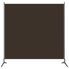 Room Divider Brown 68.9"x70.9" Fabric
