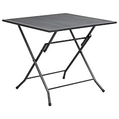 Folding Table Anthracite Steel with Powder Coating