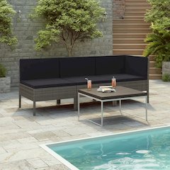 Garden Furniture Set Grey, Anthracite