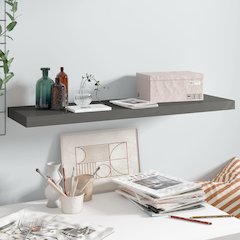 Wall Shelf High gloss grey Honeycomb MDF 35.4 in x 9.3 in x 1.5 in