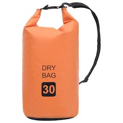 vidaXL Dry Bag Orange 7.9 gal PVC 2791