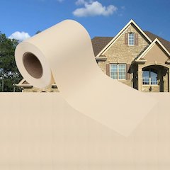vidaXL Garden Privacy Screen PVC 114.8'x0.6' Cream, 147855