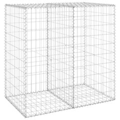 vidaXL Gabion Wall with Covers Galvanized Steel 39.4"x23.6"x39.4", 147813