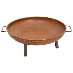 vidaXL Fire Pit 27.6"x23.2"x11" Steel 3347