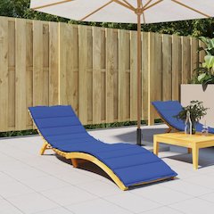 Sun Lounger Cushion Royal Blue Oxford fabric (100% polyester)