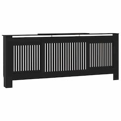 MDF Radiator Cover Black 80.7"