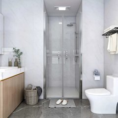 Shower Door Clear ESG 31.9"x74.8"