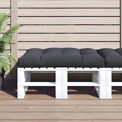 Pallet Cushion Anthracite 100% polyester 47.2 x 31.5 in