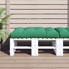 Pallet Cushion Green Fabric (100% polyester) Large