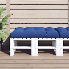 Pallet Cushion Royal Blue 100% Polyester 47.2 in x 31.5 in x 3.9 in