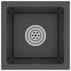 Handmade Kitchen Sink Black Stainless Steel