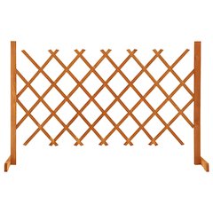 vidaXL Garden Trellis Fence Orange 47.2"x35.4" Solid Firwood, 314824