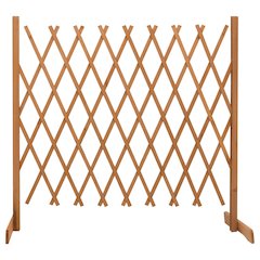 vidaXL Garden Trellis Fence Orange 70.9"x39.4" Solid Firwood, 314828