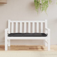 Garden Bench Cushion Anthracite Oxford fabric (100% polyester)