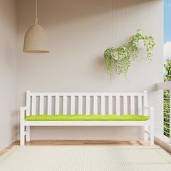 Garden Bench Cushion Bright Green Oxford fabric (100% polyester)
