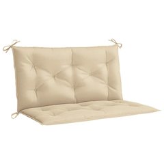 Garden Bench Cushion Set of 2 Beige Oxford fabric (100% polyester)