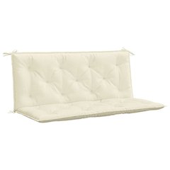 Garden Bench Cushion Set of 2 Cream White
