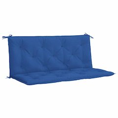 Garden Bench Cushion Set of 2 Blue Oxford fabric (100% polyester)