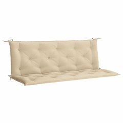 Garden Bench Cushion Set of 2 Beige Oxford fabric (100% polyester)