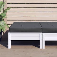 Pallet Cushion Anthracite Oxford Fabric 23.6 in x 23.6 in x 2.4 in
