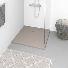 Shower Base Tray SMC Brown 35.4"x35.4"