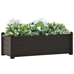 Raised Bed Anthracite Polypropylene Large UV-resistant materials
