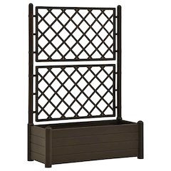 Garden Planter Mocha Polypropylene Large Planters