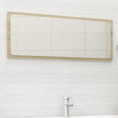 Mirror Sonoma oak Engineered wood, acrylic 39.4 x 0.6 x 14.6 in