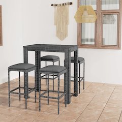 Garden Bar Set Grey