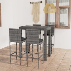 Garden Bar Set Grey