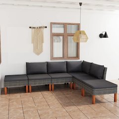 Garden Lounge Set Grey