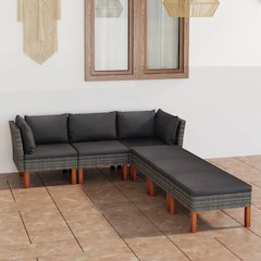Garden Lounge Set Grey