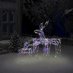 Christmas Light Display Multicolored PVC, Steel Medium