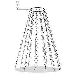 Tree Light Cold White PVC Good for a 70.9 in tree Lights