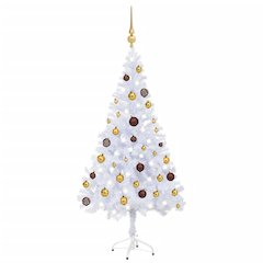Artificial Pre-lit Christmas Tree with Ball Set 47.2" 230 Branches
