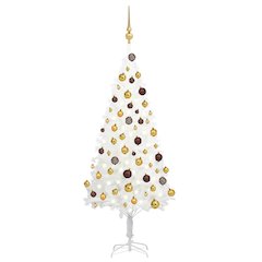 Christmas Tree White Polyethylene, steel, plastic 47.2 in