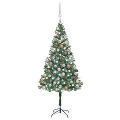 vidaXL Artificial Christmas Tree with LEDs&Ball Set Pinecones 70.9", 3077614