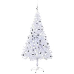vidaXL Artificial Christmas Tree with LEDs&Ball Set 70.9" 620 Branches, 3077666