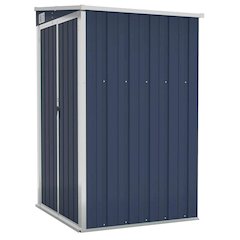 Garden Shed Anthracite Galvanized steel, metal Large Garden Shed