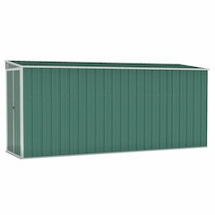 Garden Shed Green Galvanized steel and metal Large Garden Shed