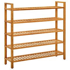 Shoe Rack Natural Oak Solid Oak Wood Standard Shoe Rack