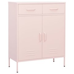 Storage Cabinet Pink Steel Medium Storage Cabinet Rectangular