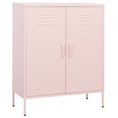 Storage Cabinet Pink Steel 31.5 x 13.8 x 40.0 in Storage Cabinet