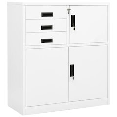 Office Cabinet White Steel Medium Office Cabinet Rectangular