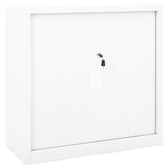 Sliding Door Cabinet White Steel Medium Sliding Door Cabinet