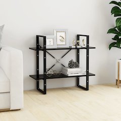 Book Cabinet Black Engineered wood Standard Book Cabinet