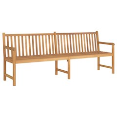 Garden Bench Warm Teak Wood Fine Sanded Teak Hardwood Large